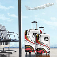 Papua New Guinea Independence Luggage Cover Special Style White Version LT05 - Polynesian Pride
