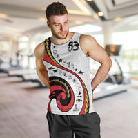 Papua New Guinea Independence Men Tank Top Special Style White Version LT05 White - Polynesian Pride
