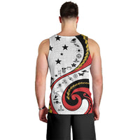Papua New Guinea Independence Men Tank Top Special Style White Version LT05 - Polynesian Pride