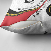 Papua New Guinea Independence Pillow Cover Special Style White Version LT05 - Polynesian Pride
