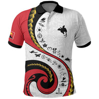 Papua New Guinea Independence Polo Shirt Special Style White Version LT05 White - Polynesian Pride