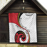 Papua New Guinea 50th Independence Anniversary Quilt Special Style White Version LT05 - Polynesian Pride