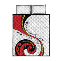 Papua New Guinea 50th Independence Anniversary Quilt Bed Set Special Style White Version LT05 - Polynesian Pride