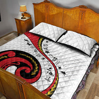 Papua New Guinea 50th Independence Anniversary Quilt Bed Set Special Style White Version LT05 - Polynesian Pride