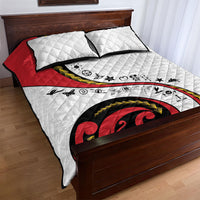 Papua New Guinea 50th Independence Anniversary Quilt Bed Set Special Style White Version LT05 - Polynesian Pride