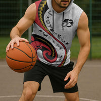 Papua New Guinea Independence Sleeveless Hoodie Special Style White Version LT05 - Polynesian Pride