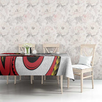 Papua New Guinea 50th Independence Anniversary Tablecloth Special Style White Version LT05 - Polynesian Pride