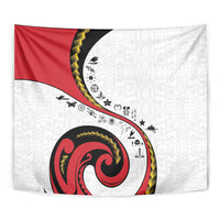 Papua New Guinea Independence Tapestry Special Style White Version LT05 - Polynesian Pride