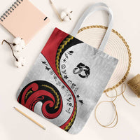 Papua New Guinea Independence Tote Bag Special Style White Version LT05 White Strap One Size White - Polynesian Pride