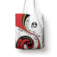 Papua New Guinea Independence Tote Bag Special Style White Version LT05 - Polynesian Pride