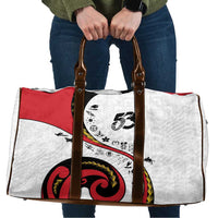 Papua New Guinea Independence Travel Bag Special Style White Version LT05 White - Polynesian Pride