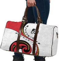 Papua New Guinea Independence Travel Bag Special Style White Version LT05 - Polynesian Pride
