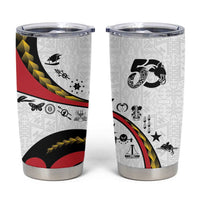 Papua New Guinea Independence Tumbler Cup Special Style White Version LT05 White - Polynesian Pride