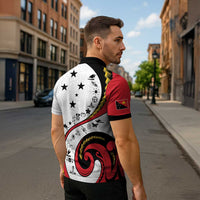 Papua New Guinea 50th Independence Anniversary Zipper Polo Shirt Special Style White Version LT05 - Polynesian Pride