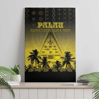 Palau Independence Day Canvas Wall Art Palauan Tattoo Pattern - Polynesian Pride