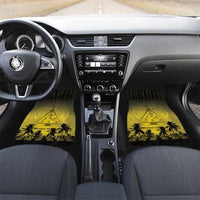Palau Independence Day Car Mats Palauan Tattoo Pattern - Polynesian Pride