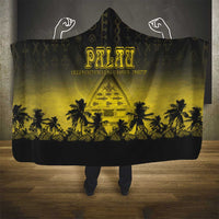 Palau Independence Day Hooded Blanket Palauan Tattoo Pattern - Polynesian Pride