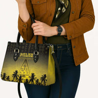 Palau Independence Day Leather Bag Palauan Tattoo Pattern - Polynesian Pride