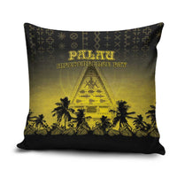 Palau Independence Day Pillow Cover Palauan Tattoo Pattern - Polynesian Pride