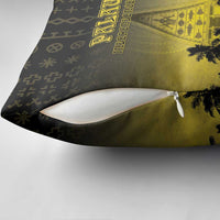 Palau Independence Day Pillow Cover Palauan Tattoo Pattern - Polynesian Pride