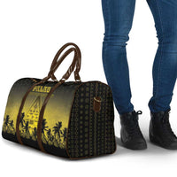 Palau Independence Day Travel Bag Palauan Tattoo Pattern - Polynesian Pride