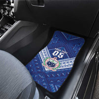 Toa Samoa Rugby Custom Car Mats Samoan Pride With Tribal Pattern - Polynesian Pride