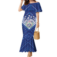 Toa Samoa Rugby Custom Family Matching Mermaid Dress and Hawaiian Shirt Samoan Pride With Tribal Pattern - Polynesian Pride
