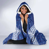 Toa Samoa Rugby Hooded Blanket Samoan Pride With Tribal Pattern - Polynesian Pride