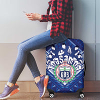Toa Samoa Rugby Luggage Cover Samoan Pride With Tribal Pattern - Polynesian Pride