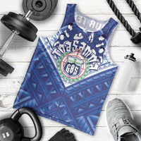 Toa Samoa Rugby Custom Men Tank Top Samoan Pride With Tribal Pattern - Polynesian Pride