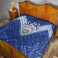 Toa Samoa Rugby Quilt Samoan Pride With Tribal Pattern - Polynesian Pride
