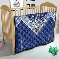Toa Samoa Rugby Quilt Samoan Pride With Tribal Pattern - Polynesian Pride