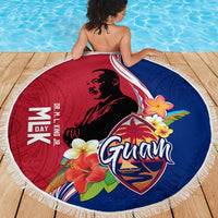 Guam Martin Luther King Jr Day Beach Blanket LT05 - Polynesian Pride