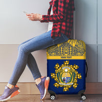 Repubrikin Naoero Independence Day Luggage Cover Tamanu With Coat Of Arms LT05 - Polynesian Pride