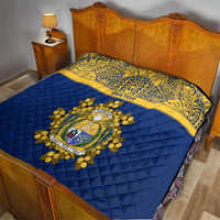 Repubrikin Naoero Independence Day Quilt Tamanu With Coat Of Arms LT05 - Polynesian Pride