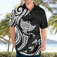 Hawaii Manta Ray Hawaiian Shirt Polynesian Art Tattoo LT05 - Polynesian Pride