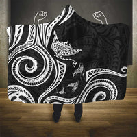 Hawaii Manta Ray Hooded Blanket Polynesian Art Tattoo LT05 - Polynesian Pride