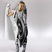 Hawaii Manta Ray Hooded Blanket Polynesian Art Tattoo LT05 - Polynesian Pride