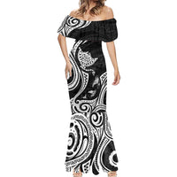 Hawaii Manta Ray Mermaid Dress Polynesian Art Tattoo LT05 - Polynesian Pride