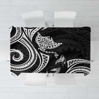 Hawaii Manta Ray Tablecloth Polynesian Art Tattoo LT05 Black - Polynesian Pride