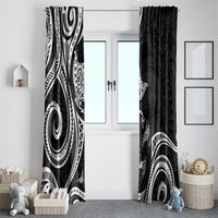 Hawaii Manta Ray Window Curtain Polynesian Art Tattoo LT05 - Polynesian Pride