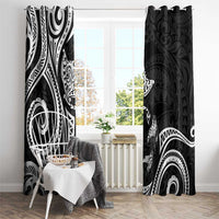 Hawaii Manta Ray Window Curtain Polynesian Art Tattoo LT05 - Polynesian Pride