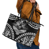 Hawaiian Hawk Leather Tote Bag Polynesian Pattern Style LT05 - Polynesian Pride