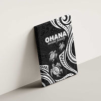Hawaii Ohana Means Family Canvas Wall Art Sea Turtle Polynesian Style LT05 - Polynesian Pride