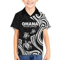 Hawaii Ohana Means Family Hawaiian Shirt Sea Turtle Polynesian Style LT05 - Polynesian Pride