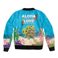 Ohana Hawaii Bomber Jacket Kawaii Family Turtle