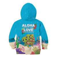 Ohana Hawaii Kid Hoodie Kawaii Family Turtle