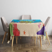 Ohana Hawaii Tablecloth Kawaii Family Turtle LT05 - Polynesian Pride