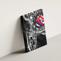 Hawaii King Flag Canvas Wall Art Hawaiian Maile Lei - Polynesian Pride