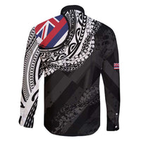 Hawaii King Flag Family Matching Mermaid Dress and Hawaiian Shirt Hawaiian Maile Lei - Polynesian Pride